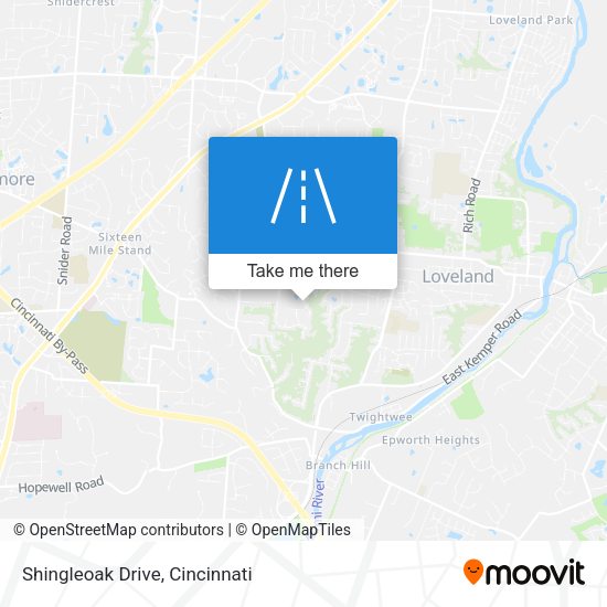 Mapa de Shingleoak Drive