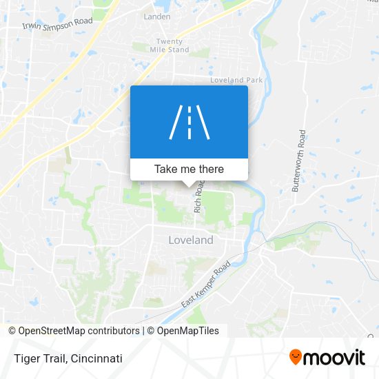 Mapa de Tiger Trail
