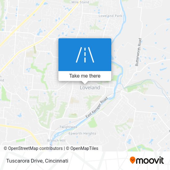 Mapa de Tuscarora Drive