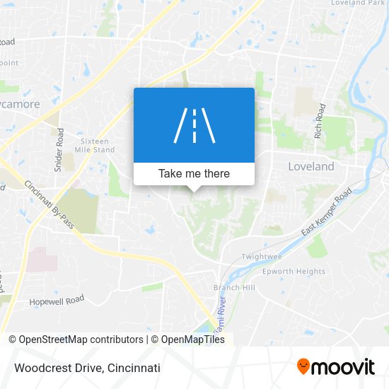 Mapa de Woodcrest Drive