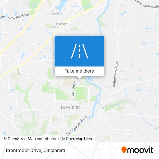 Mapa de Brentmoor Drive