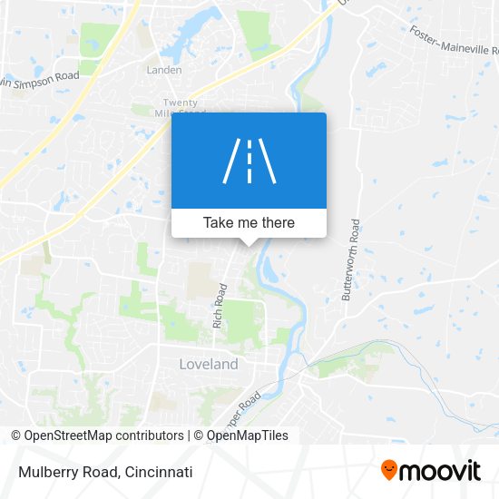 Mapa de Mulberry Road