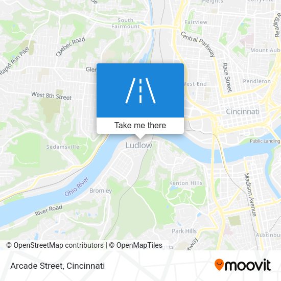 Mapa de Arcade Street