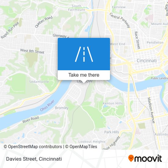Mapa de Davies Street