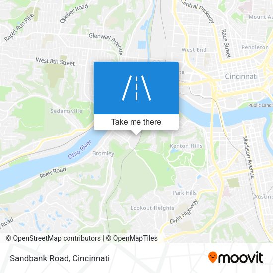 Mapa de Sandbank Road