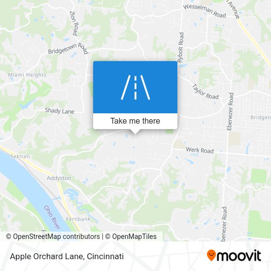 Apple Orchard Lane map