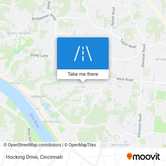 Mapa de Hocking Drive