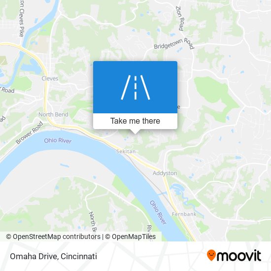 Omaha Drive map