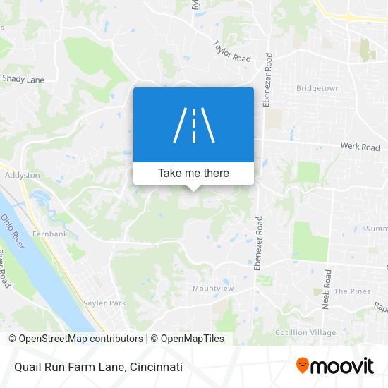 Quail Run Farm Lane map