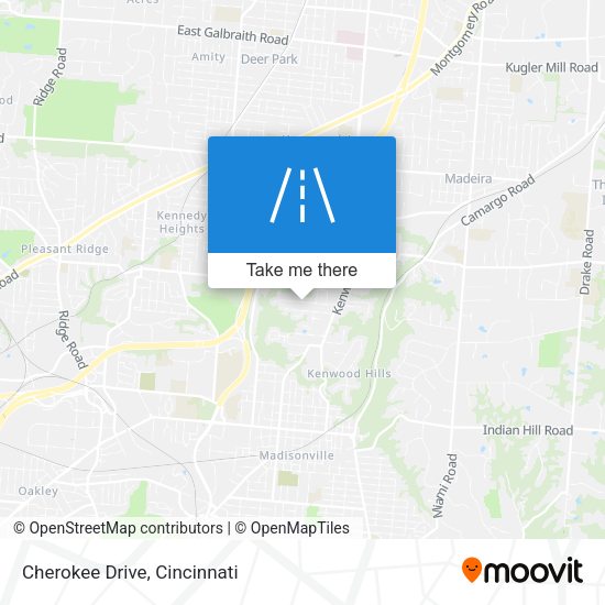 Mapa de Cherokee Drive
