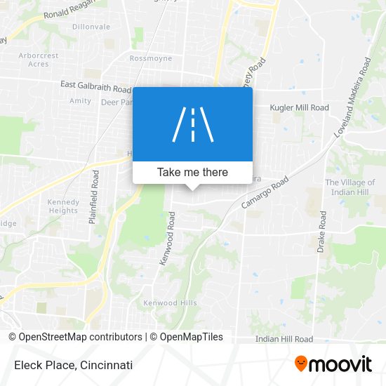 Mapa de Eleck Place