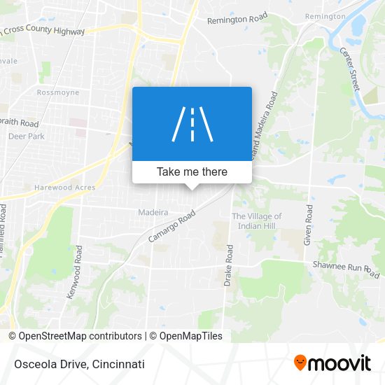 Mapa de Osceola Drive