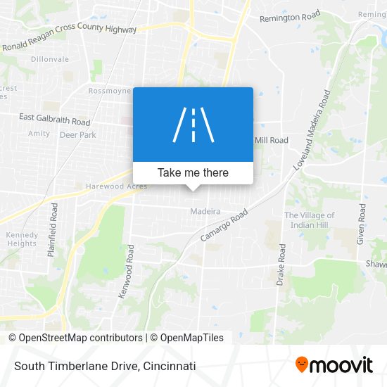 South Timberlane Drive map