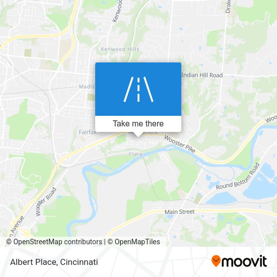 Albert Place map
