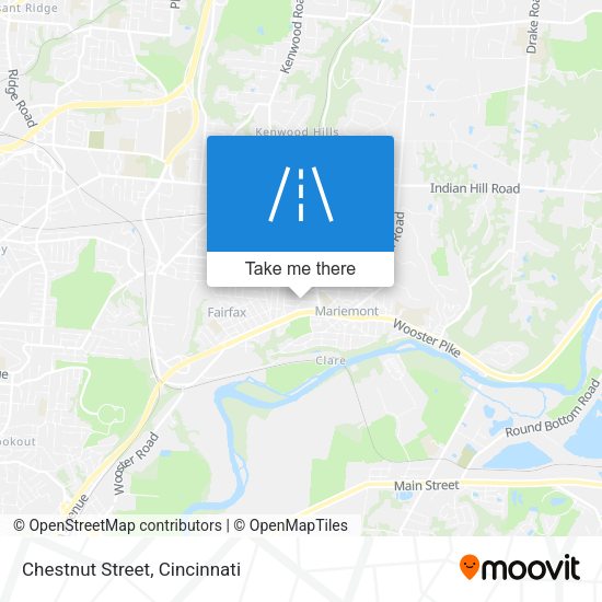 Mapa de Chestnut Street