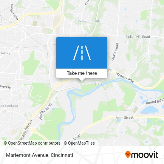 Mariemont Avenue map