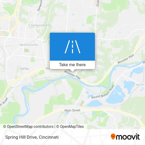 Spring Hill Drive map