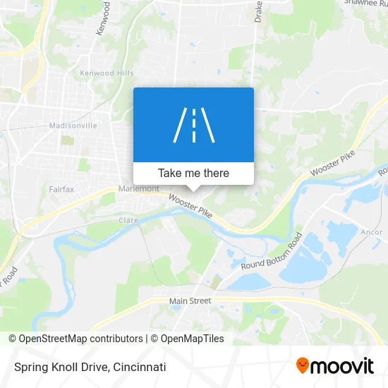 Spring Knoll Drive map