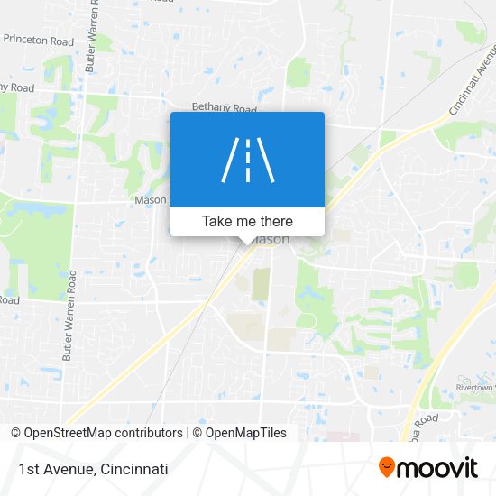 Mapa de 1st Avenue