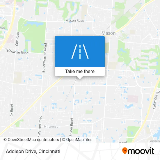 Addison Drive map