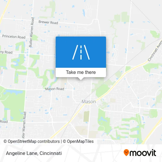 Angeline Lane map