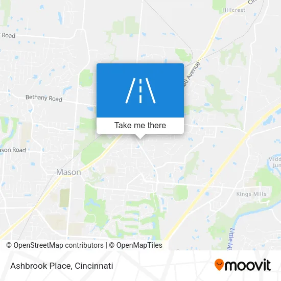 Ashbrook Place map