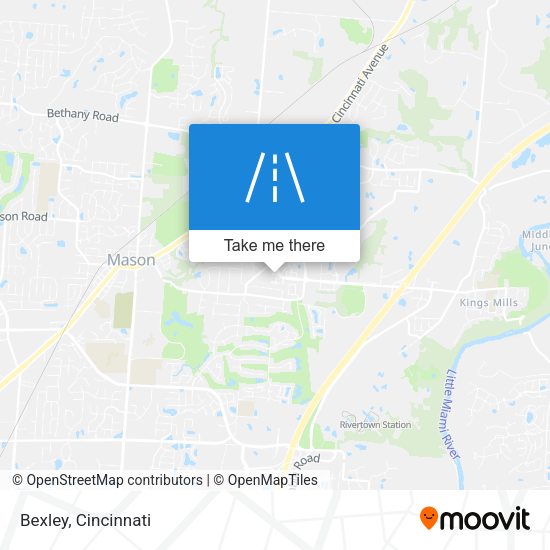 Mapa de Bexley