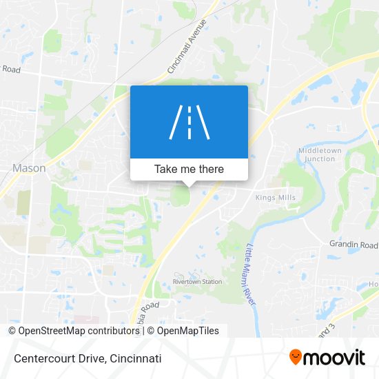 Centercourt Drive map