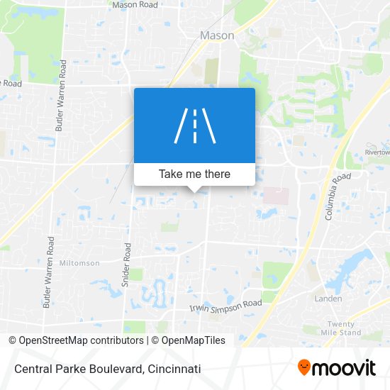 Central Parke Boulevard map