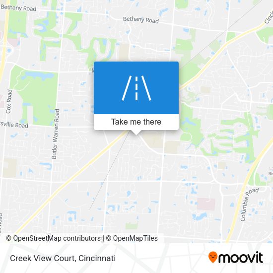 Creek View Court map