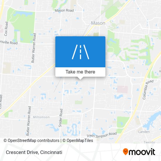 Mapa de Crescent Drive