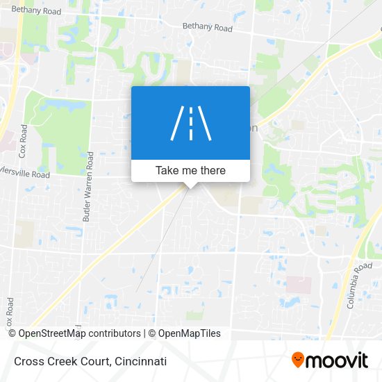 Cross Creek Court map
