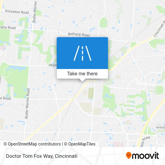 Doctor Tom Fox Way map