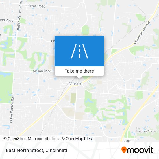 East North Street map