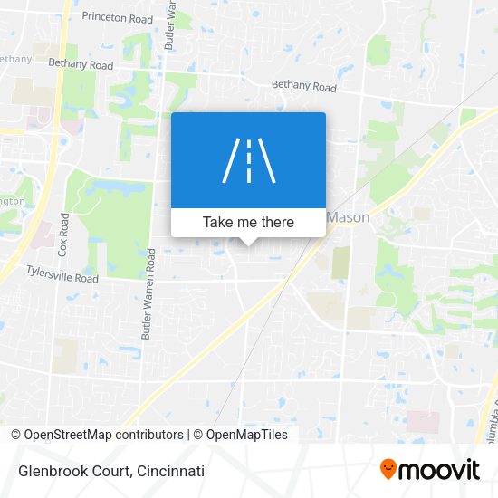 Glenbrook Court map
