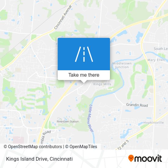Mapa de Kings Island Drive