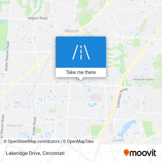 Lakeridge Drive map