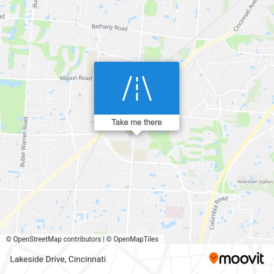 Mapa de Lakeside Drive