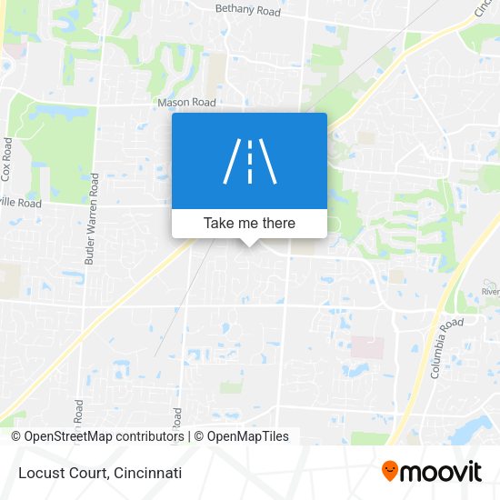 Mapa de Locust Court