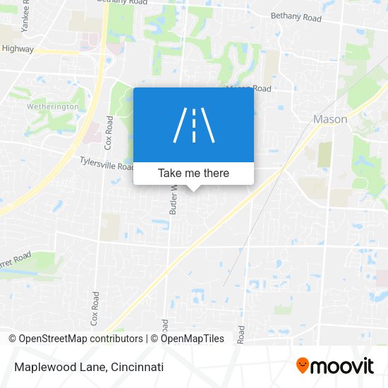 Mapa de Maplewood Lane