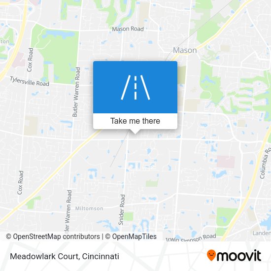 Meadowlark Court map