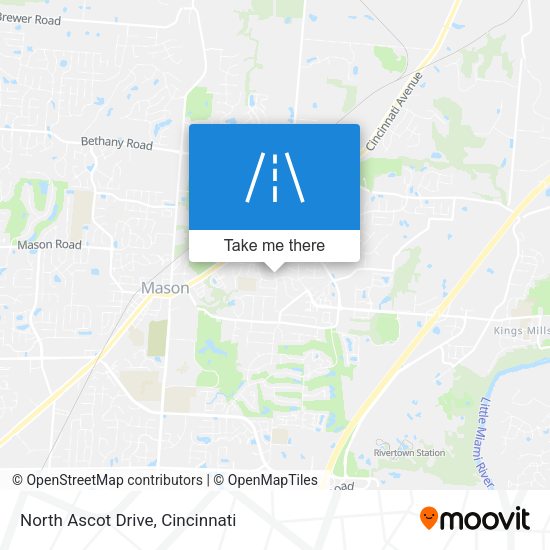 North Ascot Drive map