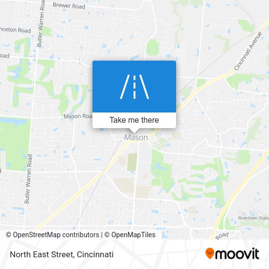 North East Street map