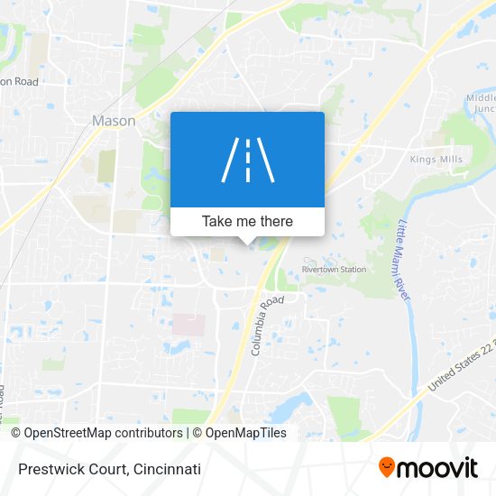 Mapa de Prestwick Court