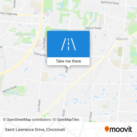Mapa de Saint Lawrence Drive