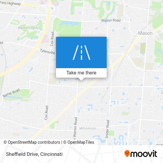 Mapa de Sheffield Drive