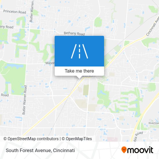 Mapa de South Forest Avenue