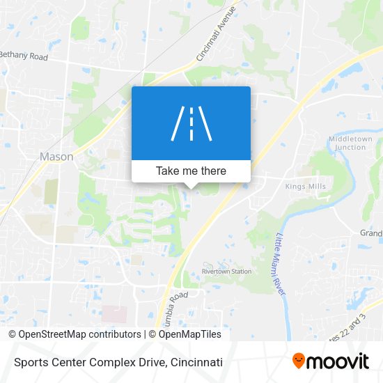 Sports Center Complex Drive map