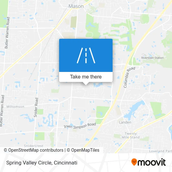 Spring Valley Circle map