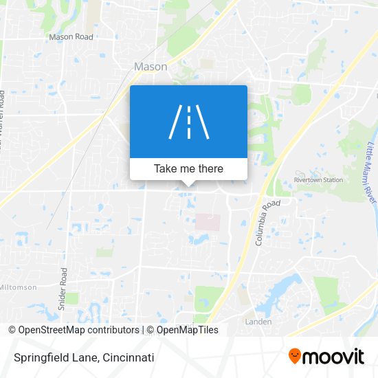 Springfield Lane map
